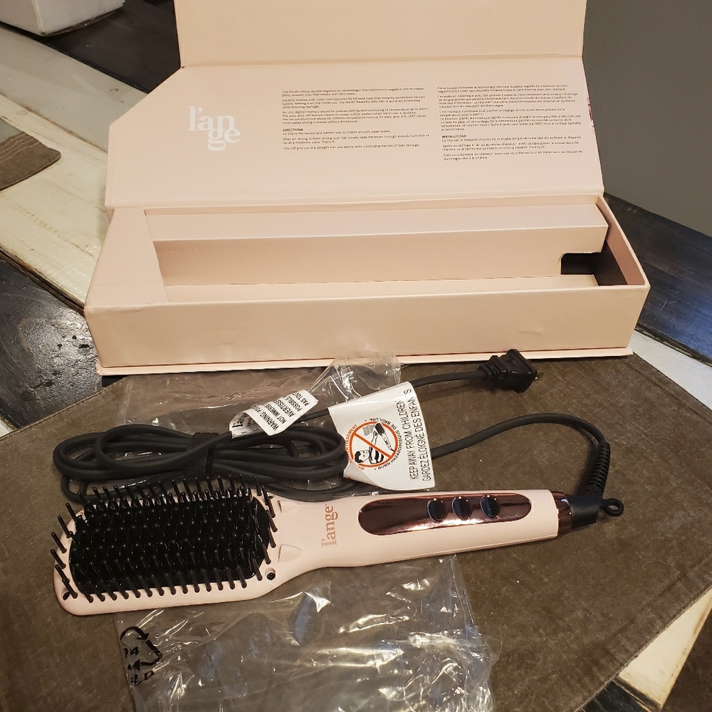 L'ange Le Vite hairbrush straightener